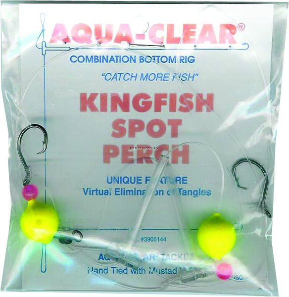 Acqua chiara, Aqua Clear Spot-Kingfish-Perch Ami neri in nichel Galleggianti con perline rosse/cartossine Misura 4