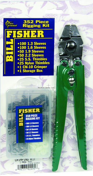 Pesciolino, Billfisher Kit di attrezzatura 351 pezzi con pinza crimpatrice CN-10