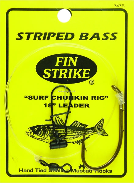 Colpo di pinna, Fin Strike 747S Striped Bass Surf Chunkin Rig - 18"