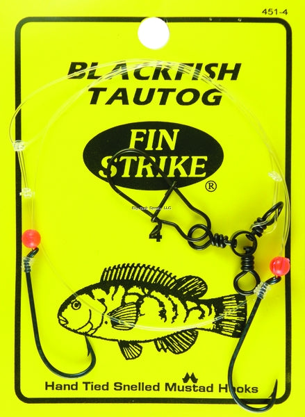 Colpo di pinna, Fin Strike Blackfish (Tautog) Rigs con perline rosse