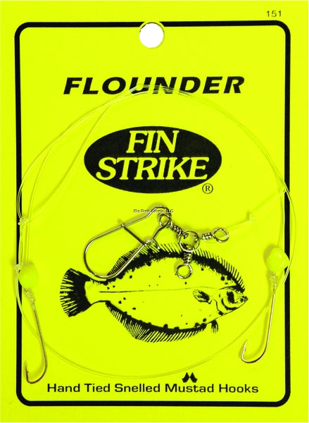 Colpo di pinna, Fin Strike Flounder Rigs con ami affilati e perline di mais Sz8