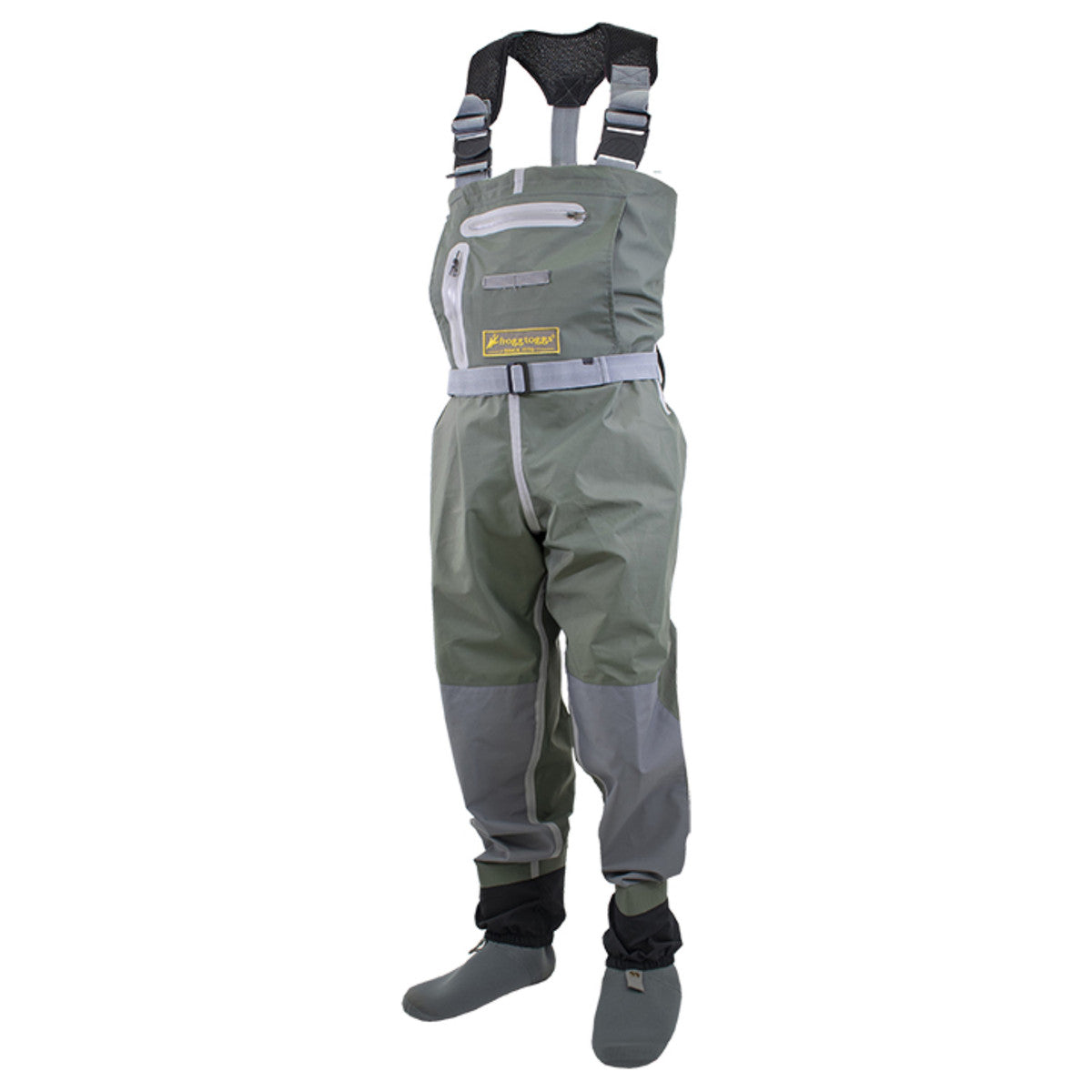 Frogg Toggs, Frogg Toggs Pilot River Guide HD Stocking Foot Wader, verde