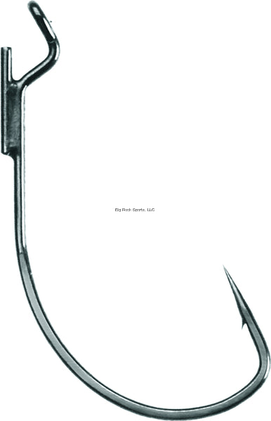 Mustad, Mustad Ultrapoint Grip-Pin KVD WormHook, nichel nero, misura 2/0
